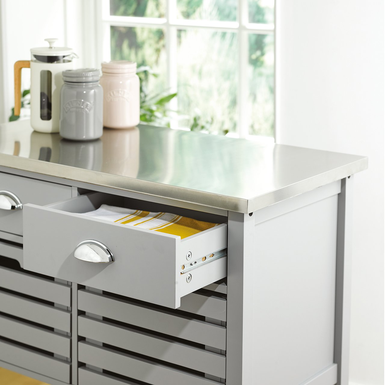 Stainless Steel Top Kitchen Trolley