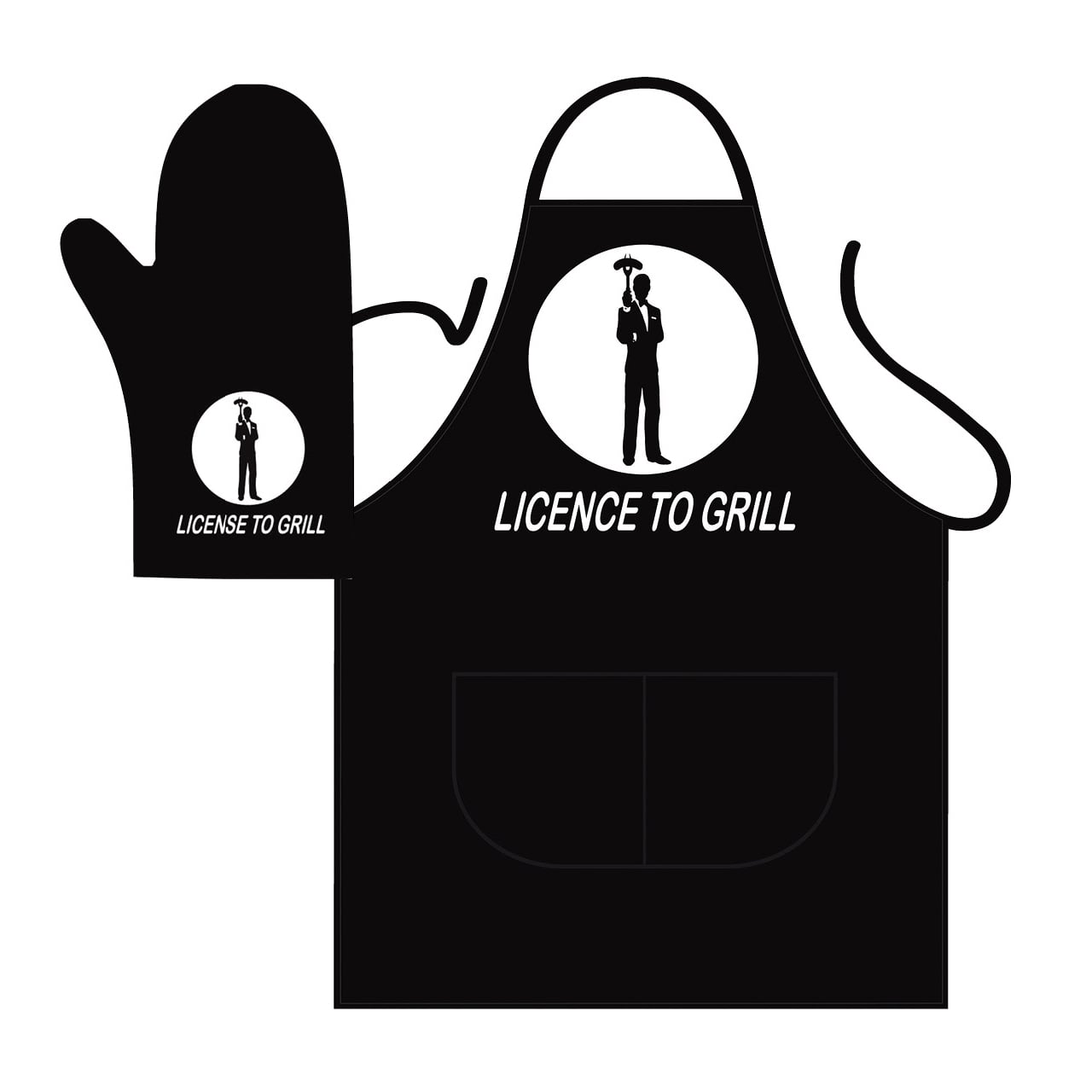 Slogan Apron & Glove Buy Both and Save