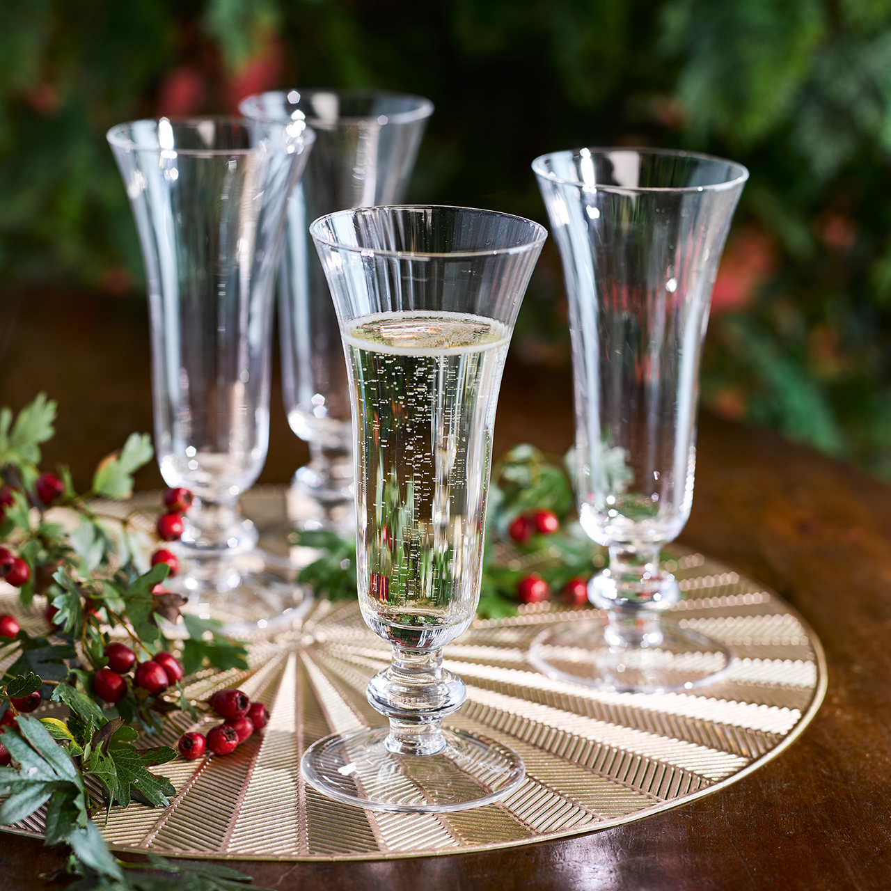 Champagne Flutes, Set of 4