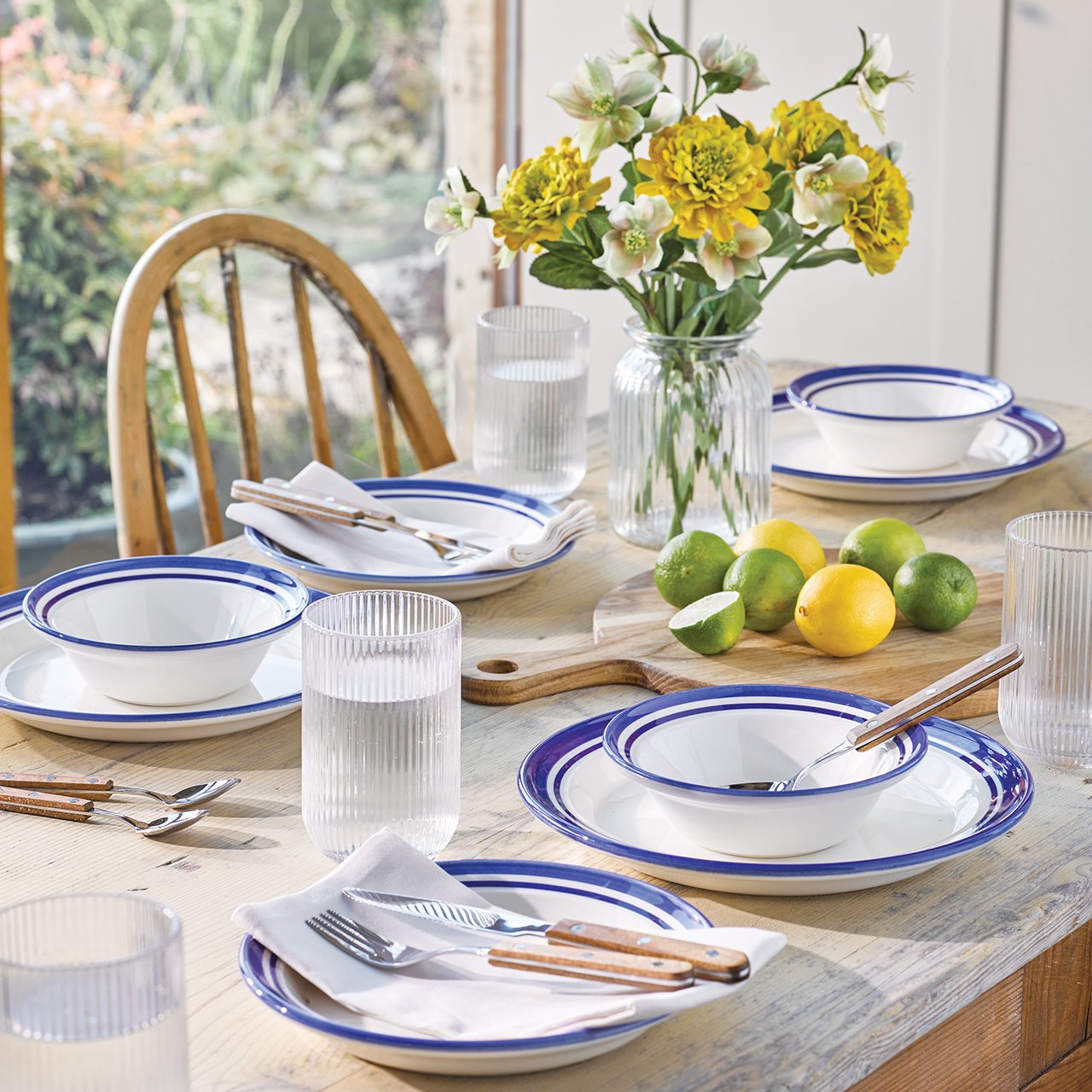 Portmeirion Potter's Stripe 12-piece Dinner Set