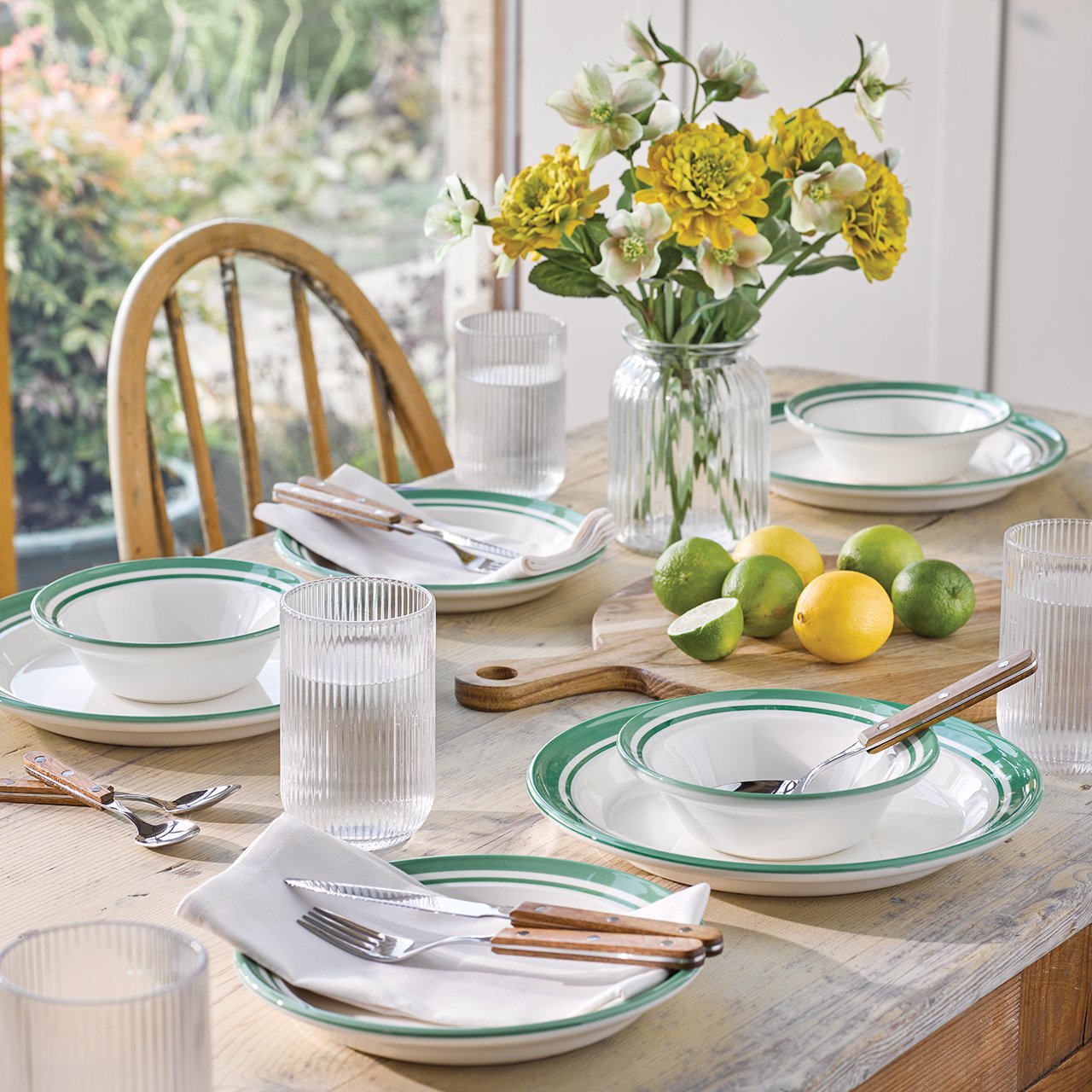 Portmeirion Potter's Stripe 12-piece Dinner Set