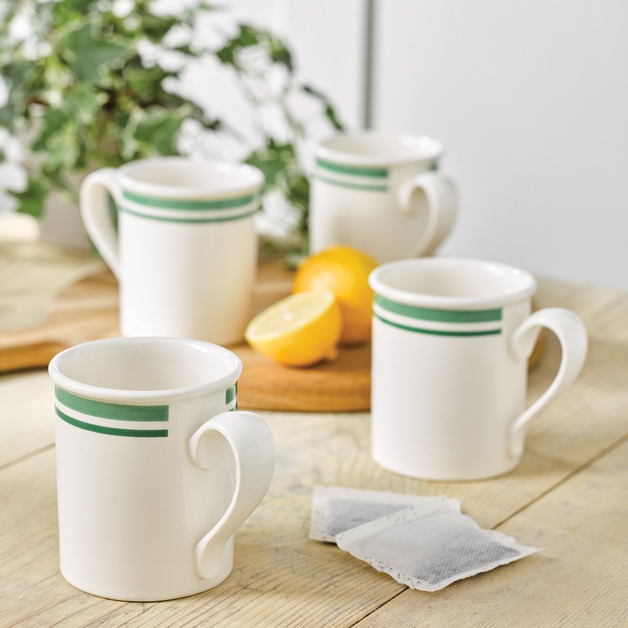 Portmeirion Potter's Stripe Mugs - Set of 4