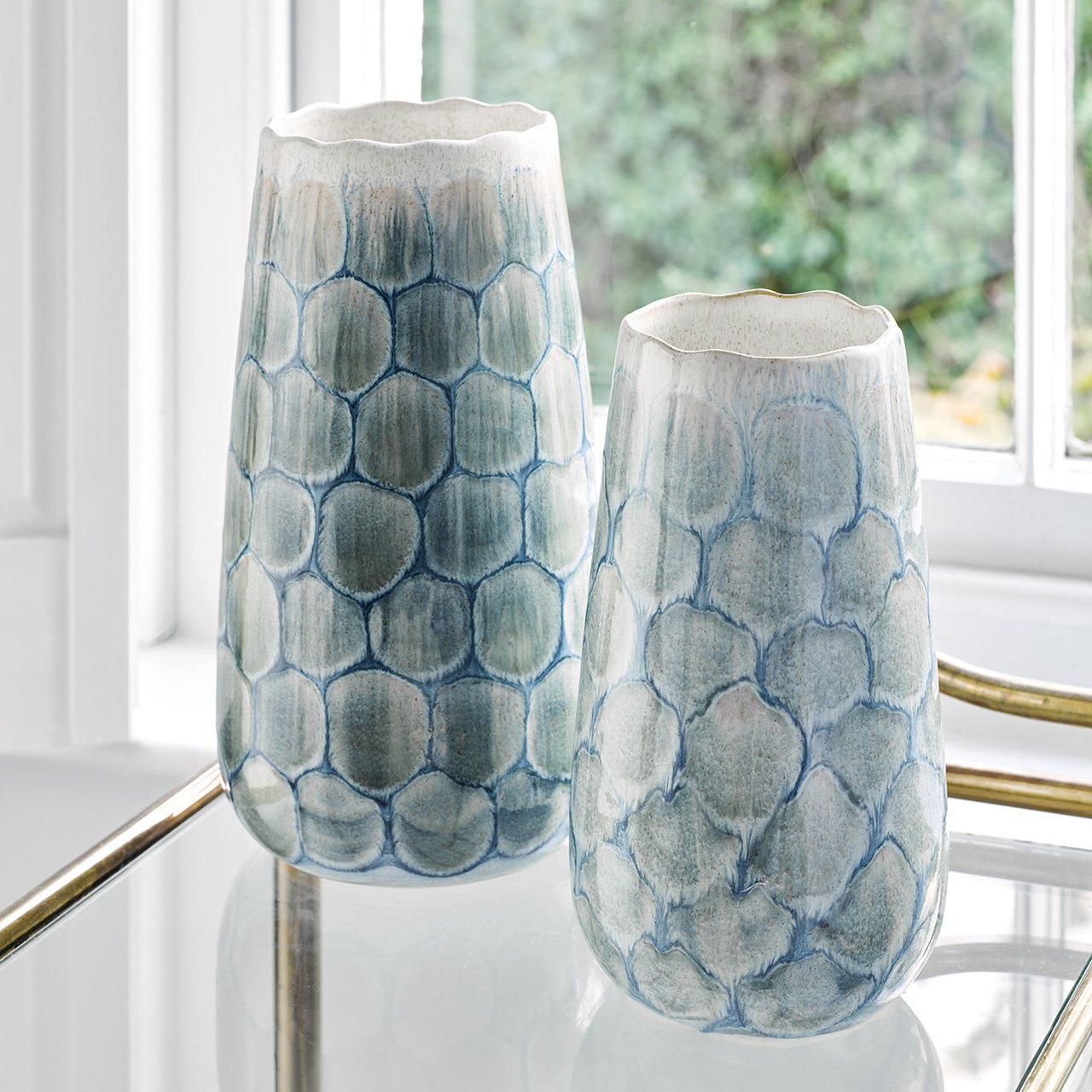 Scalloped Vase