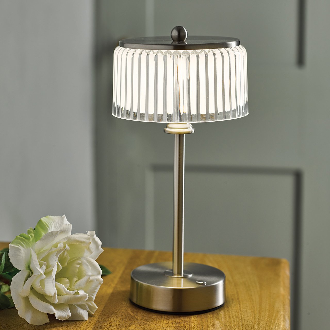 Pewter Touch LED Lamp