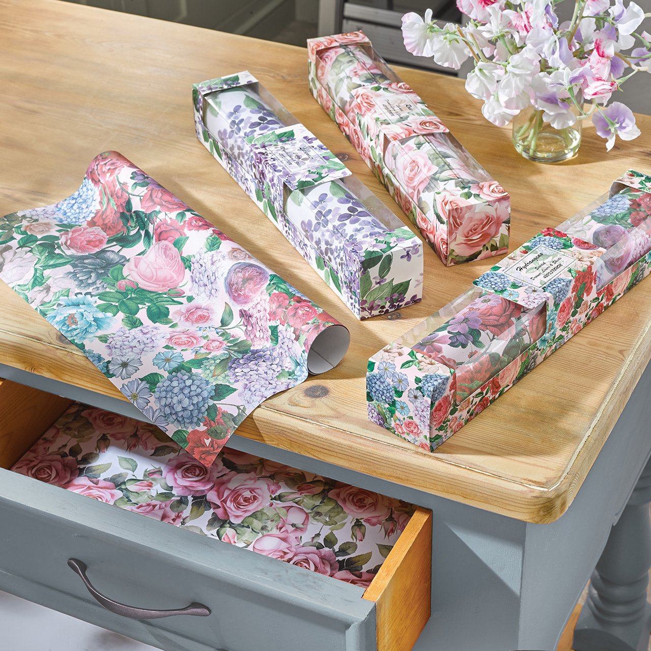 Summer Garden Drawer Liners - Set of 3