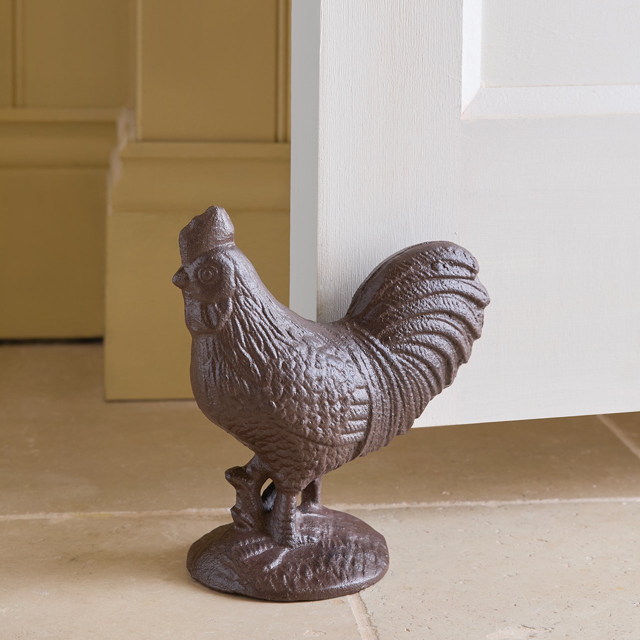 Cast Iron Cockerel Doorstop