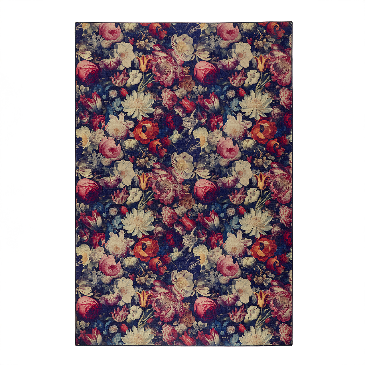 Dutch Floral Washable Rug