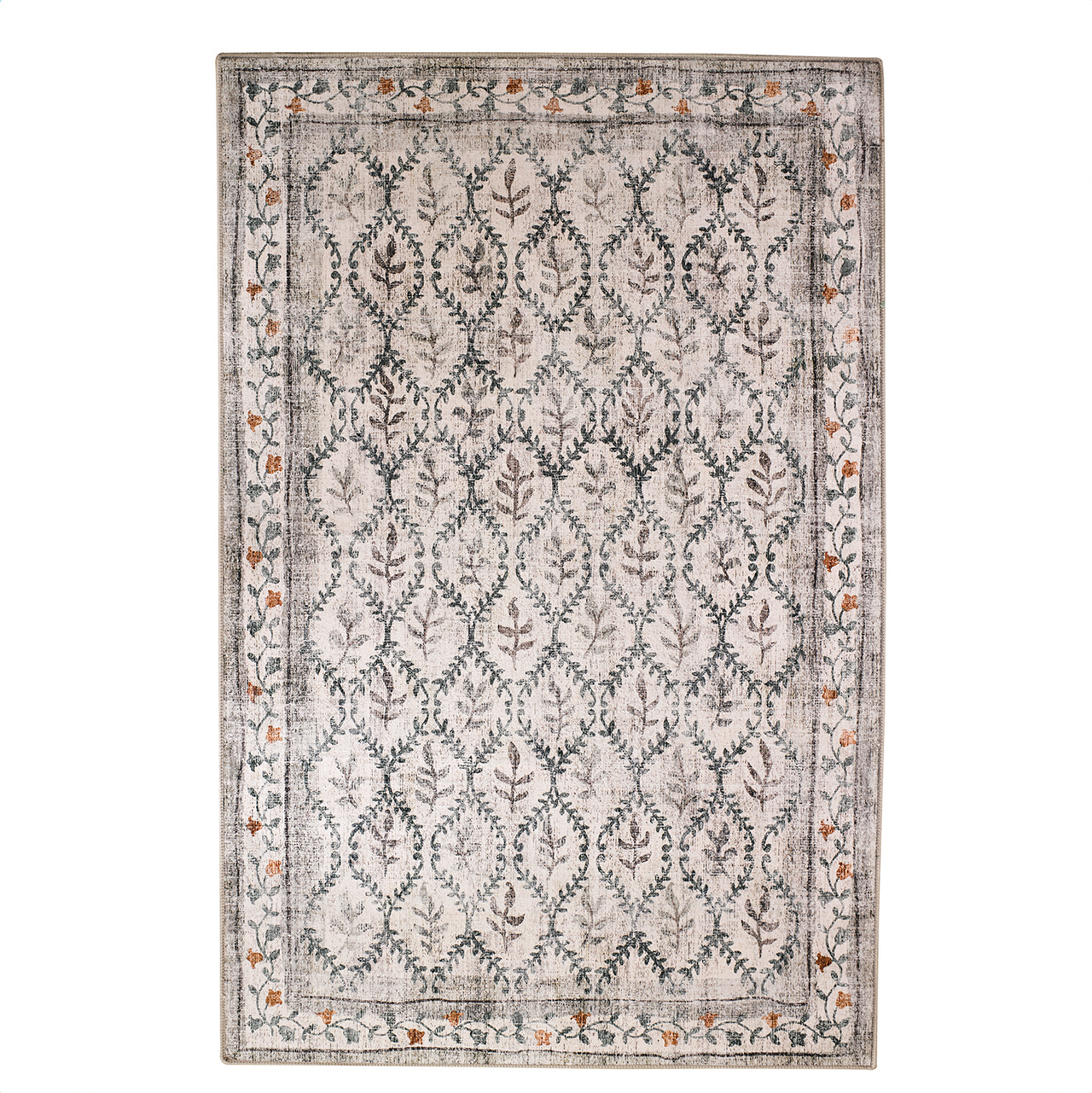 Tudor Trellis Washable Rug