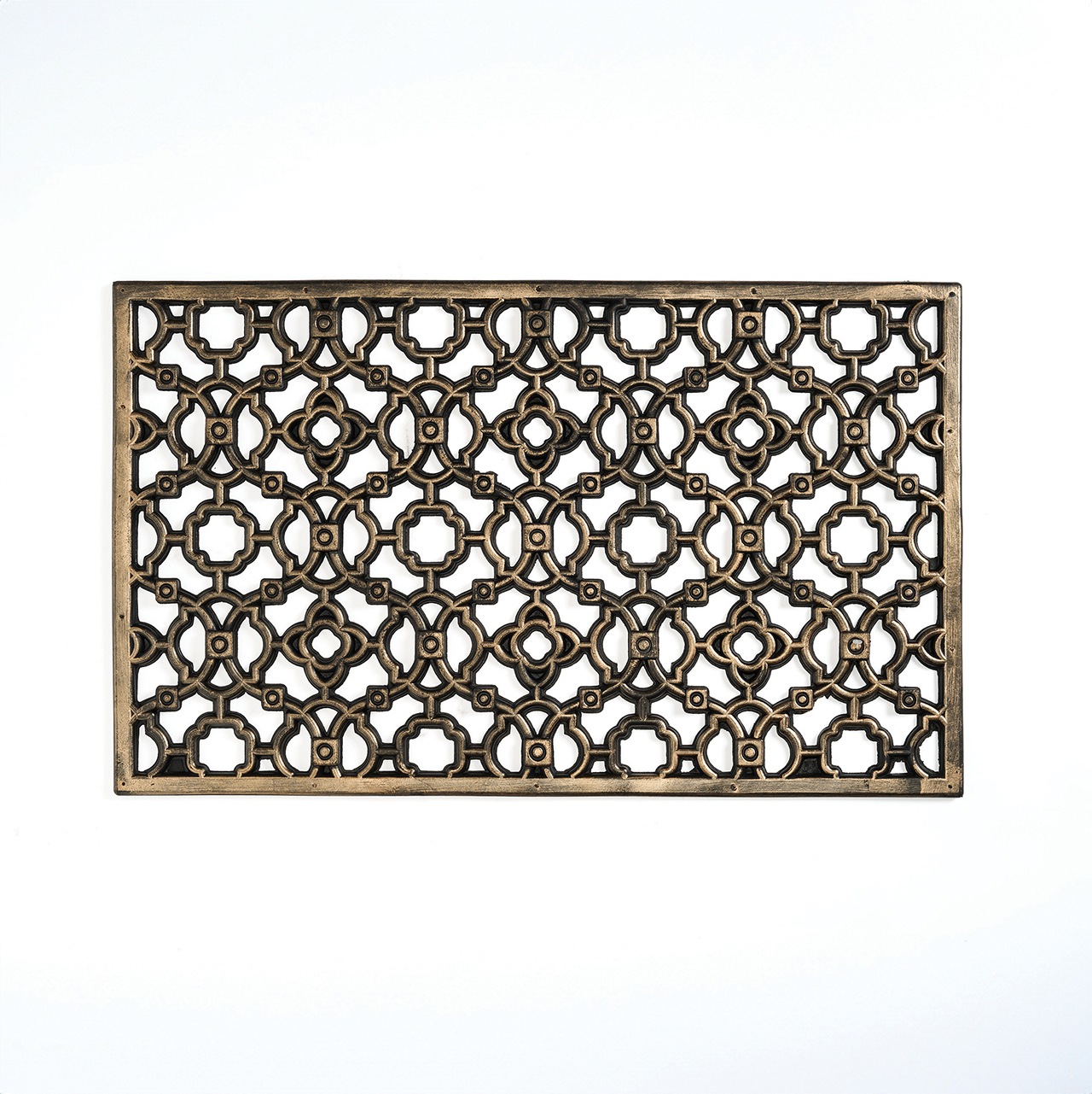 Cast Iron-effect Rubber Doormat