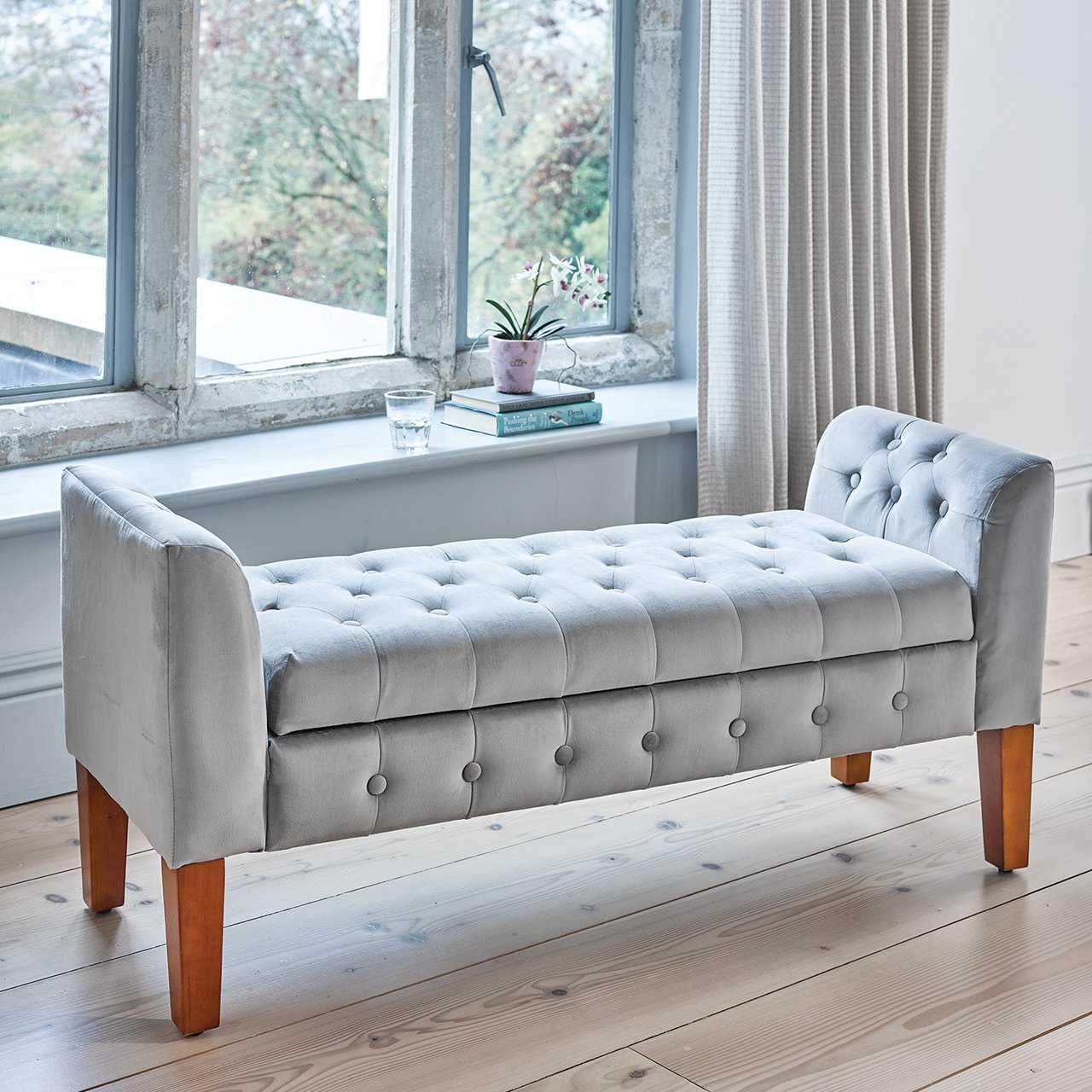 Campden Upholstered Storage Bench