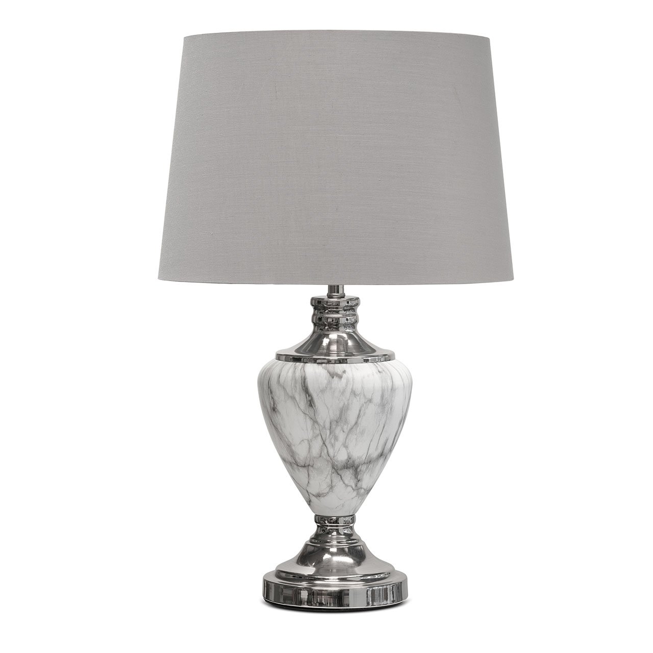 Classic Marble-effect Table Lamp
