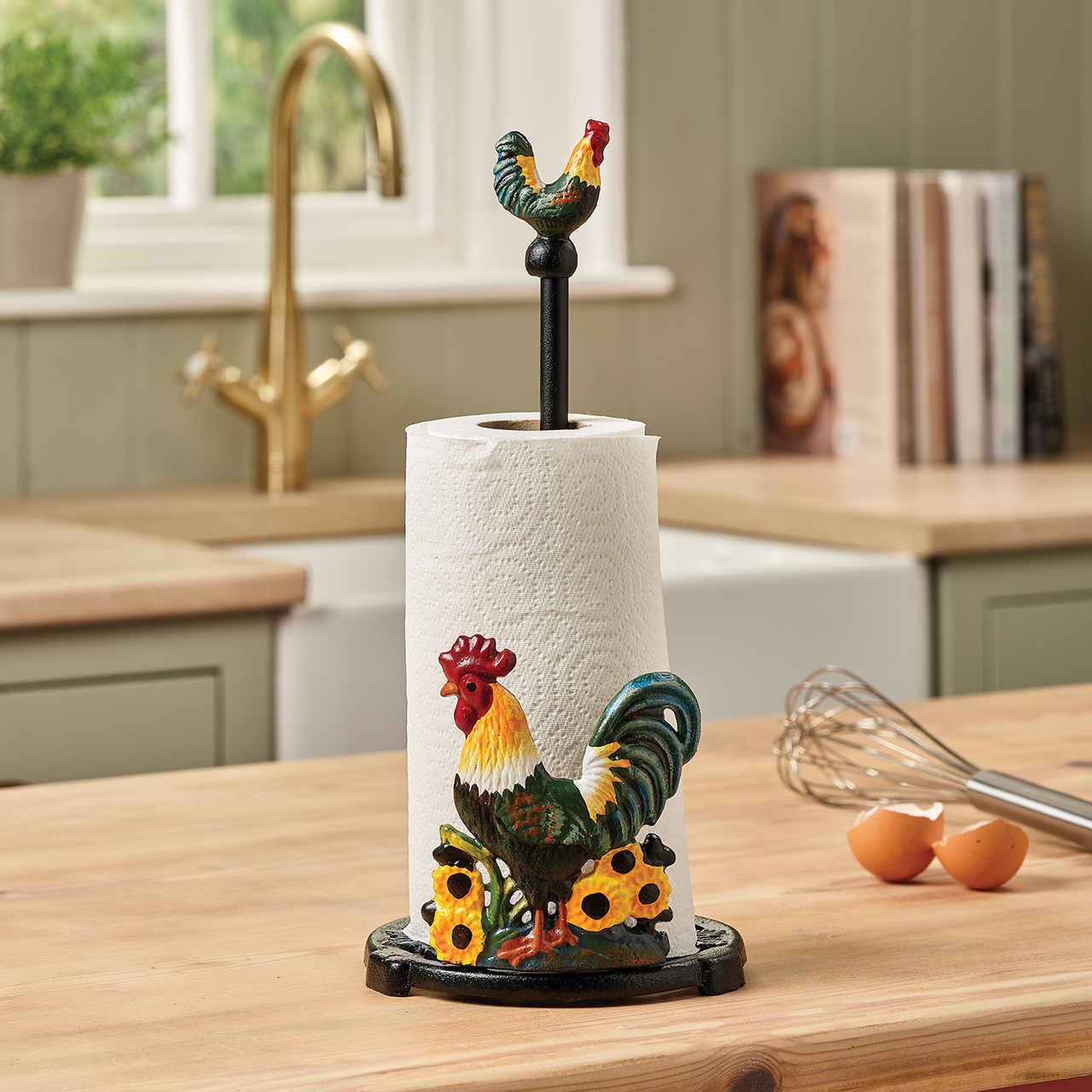 Rooster Kitchen Roll Holder