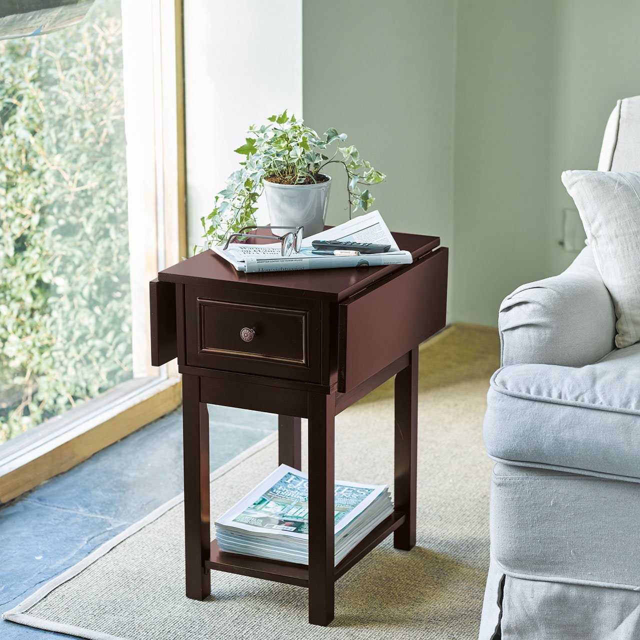Drop Leaf End Table