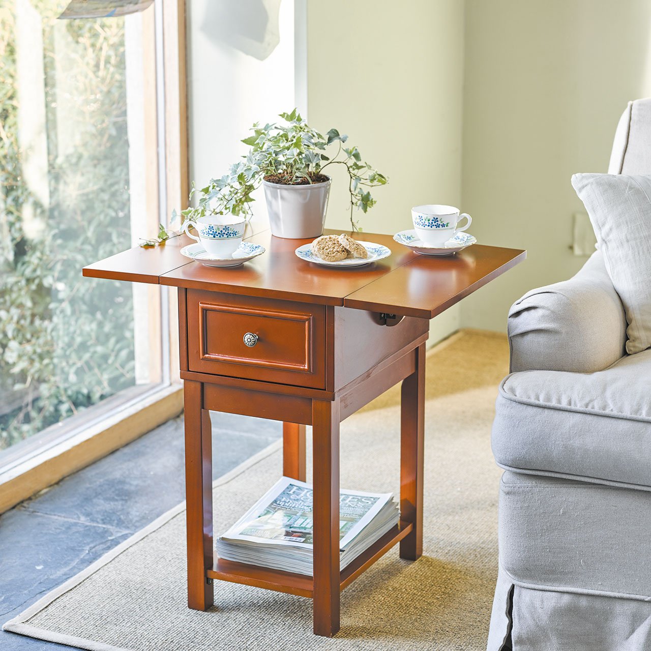Drop Leaf End Table