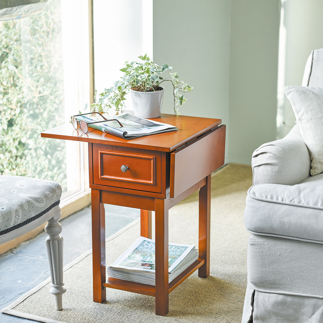 Drop Leaf End Table