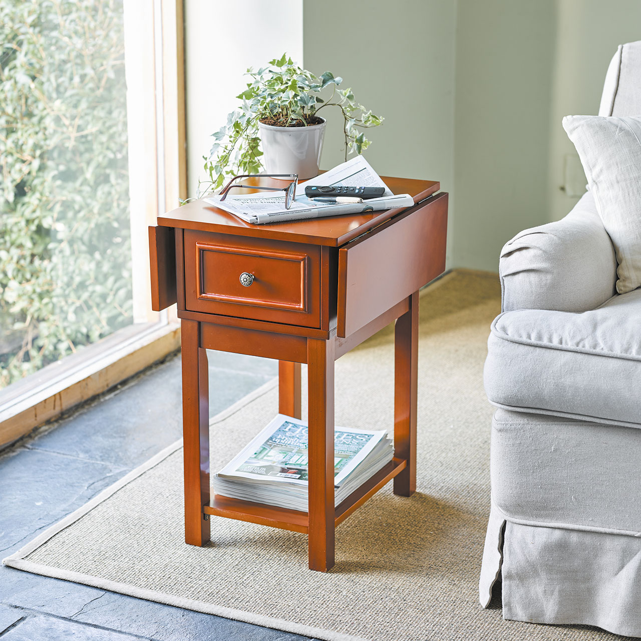 Drop Leaf End Table