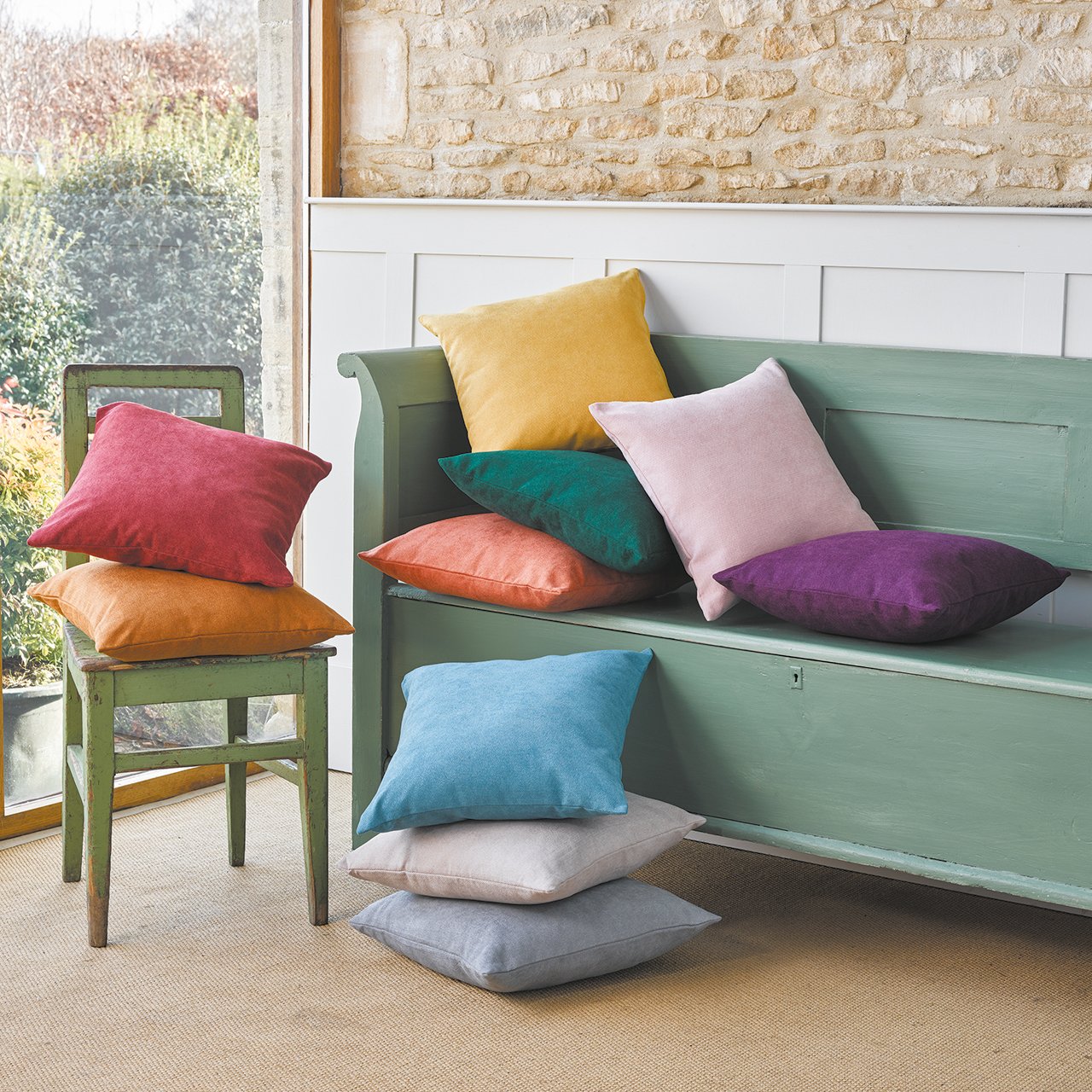 Velvet Chenille Cushion