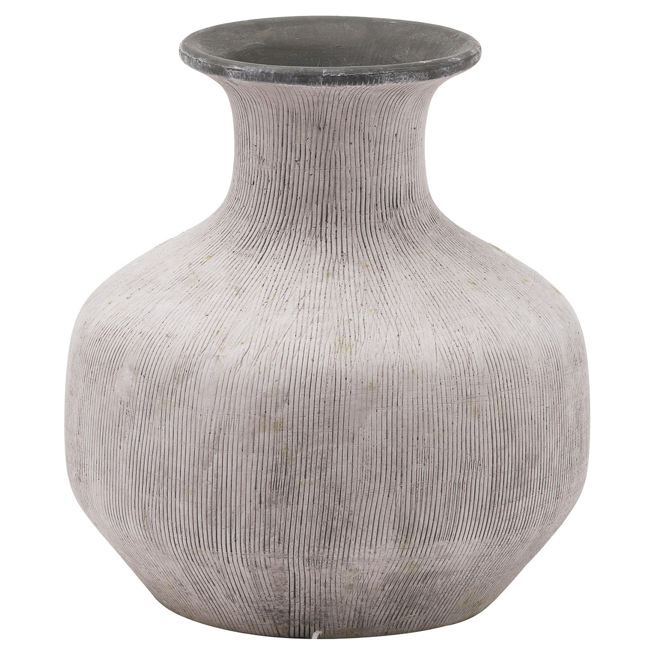 Squat Stone Vase