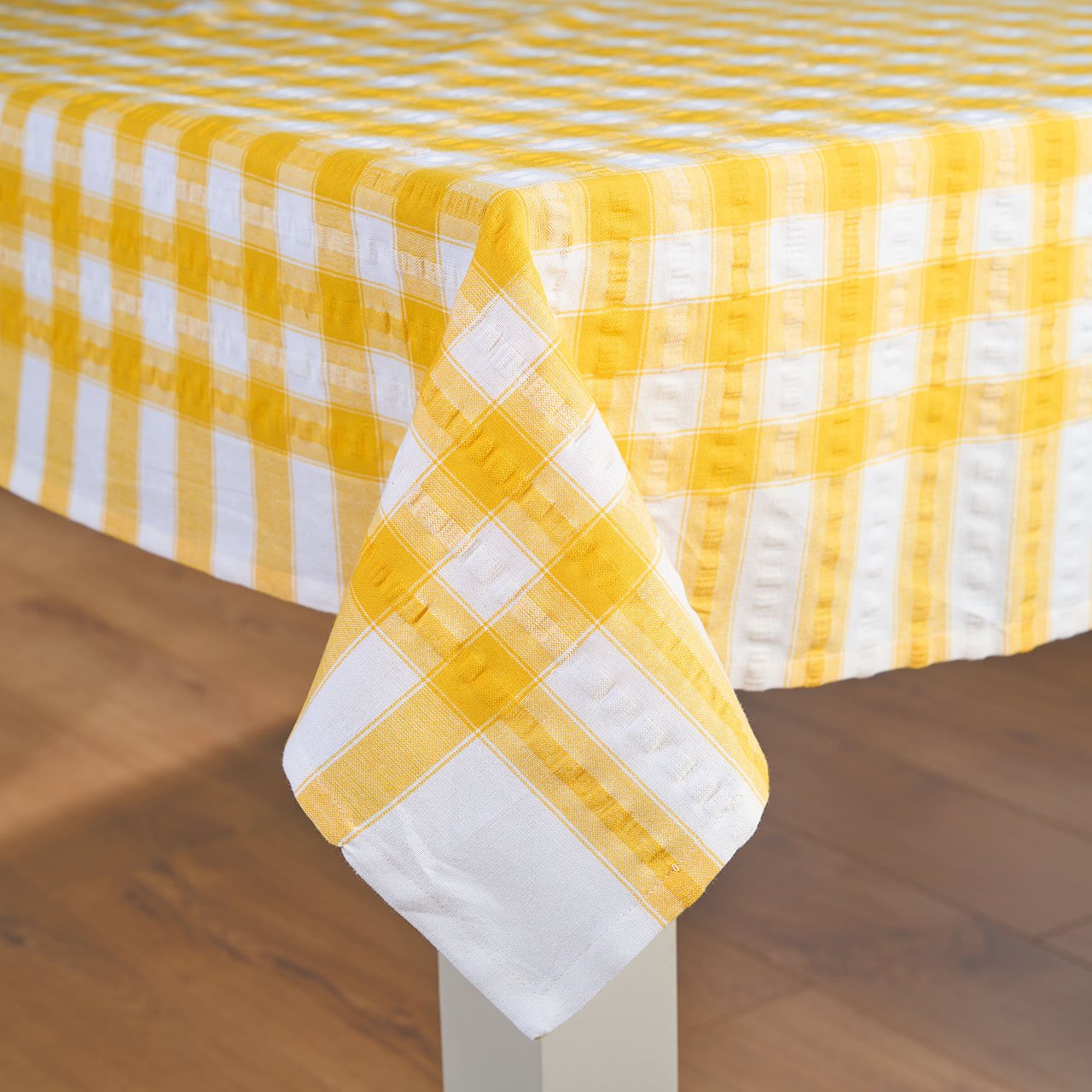Seersucker Gingham Check Tablecloths