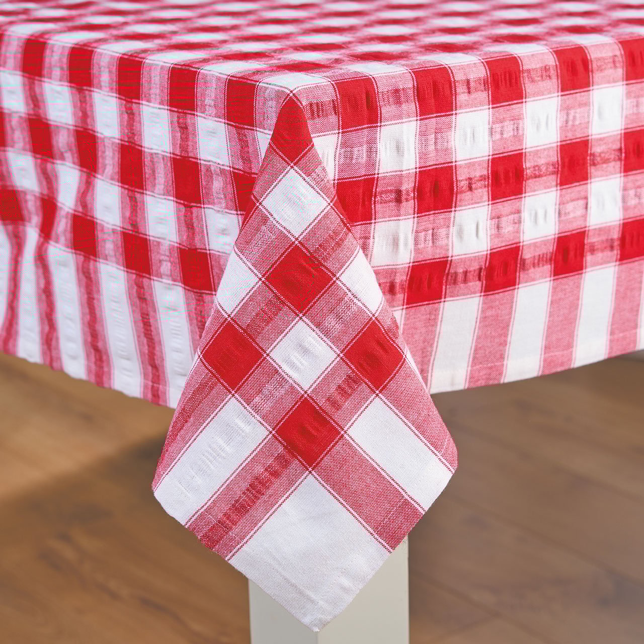 Seersucker Gingham Check Tablecloths