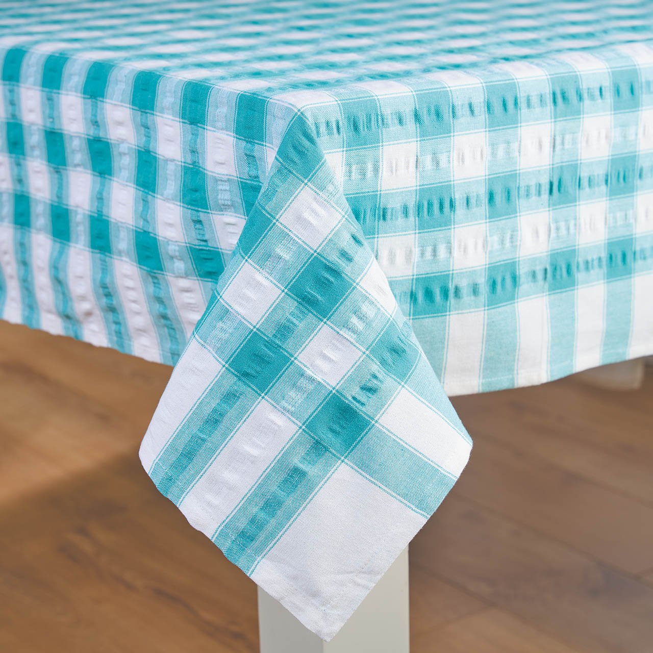 Seersucker Gingham Check Tablecloths