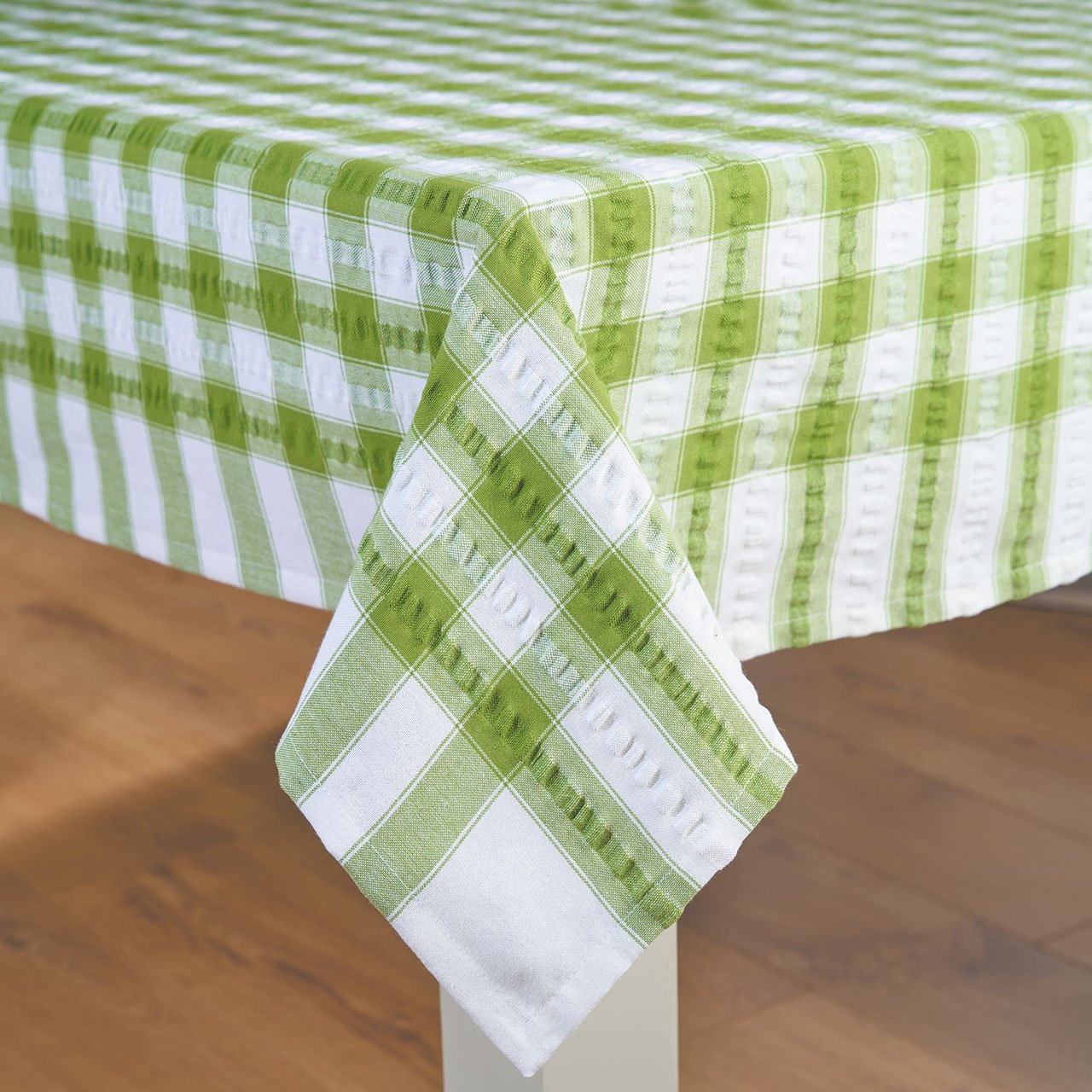 Seersucker Gingham Check Tablecloths