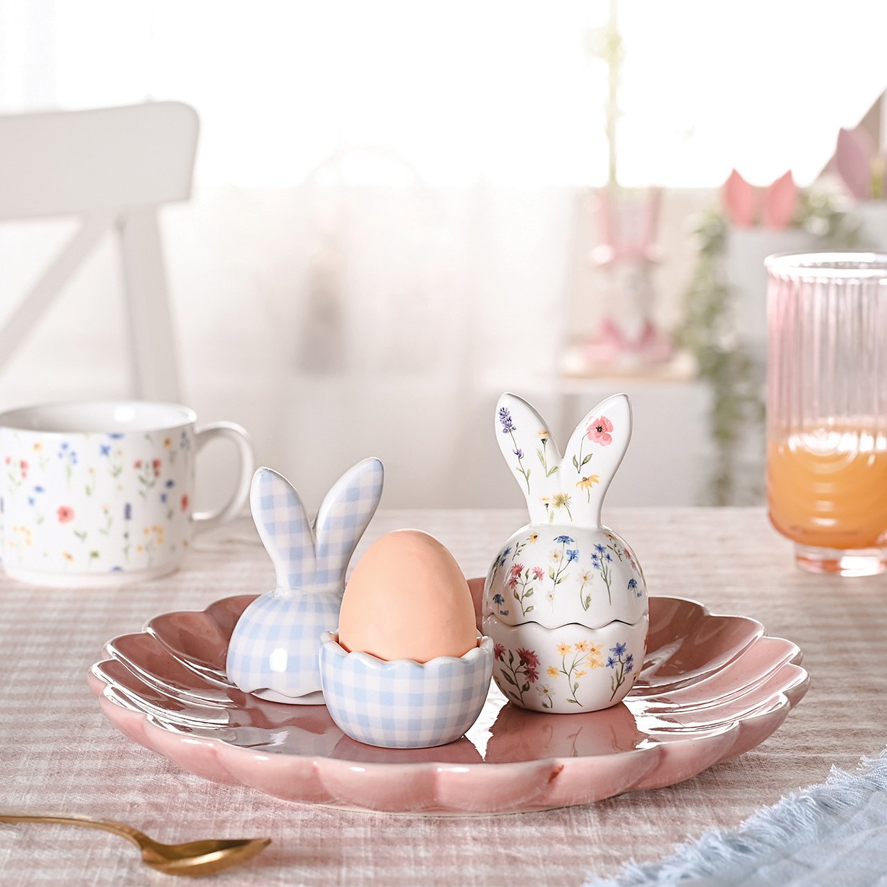 Bunny Egg Cups, Set of 2