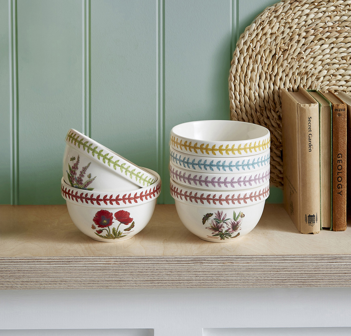 Botanic Garden Meadow Stacking Bowls - Set of 6