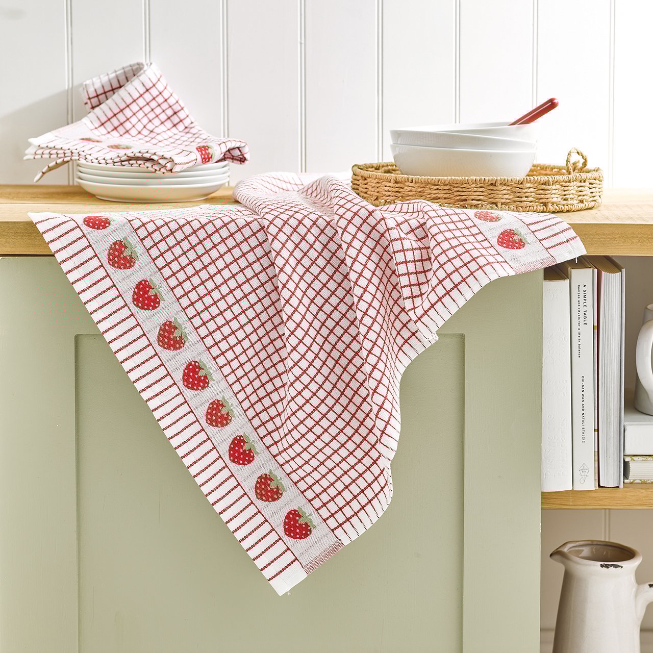 Strawberry Tea Towel, Set of 2