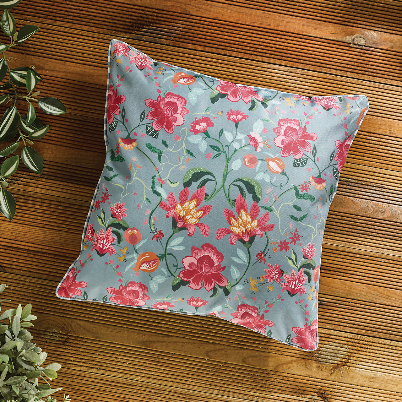 Jacobean Reversible Outdoor Cushion