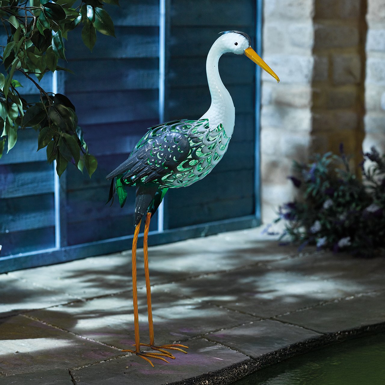 Solar Scroll Heron