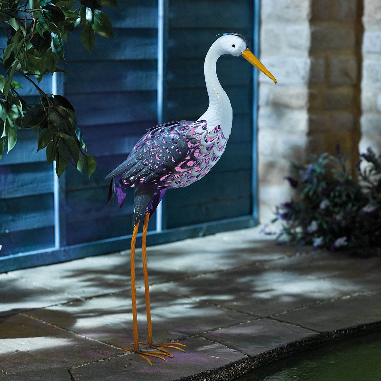 Solar Scroll Heron
