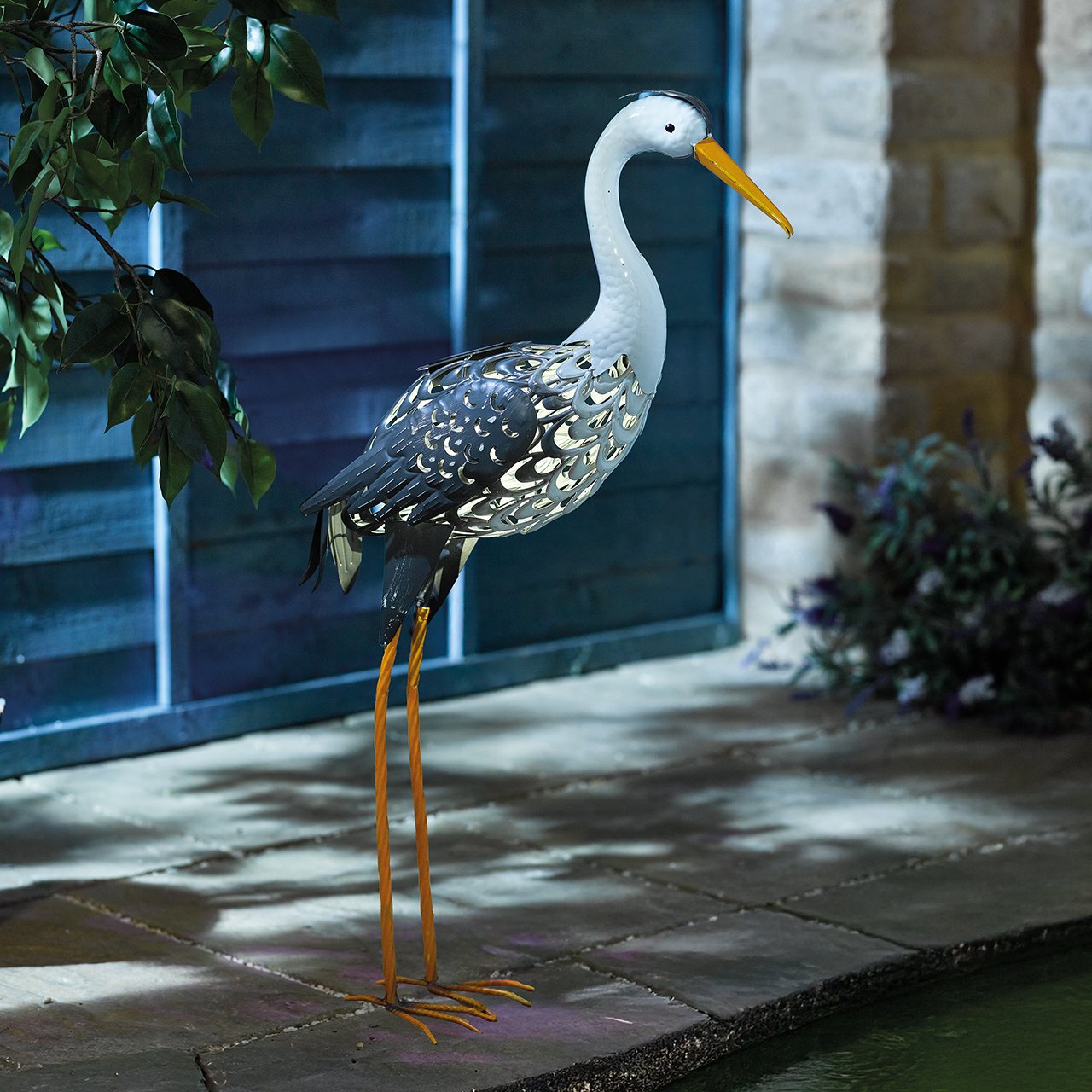 Solar Scroll Heron