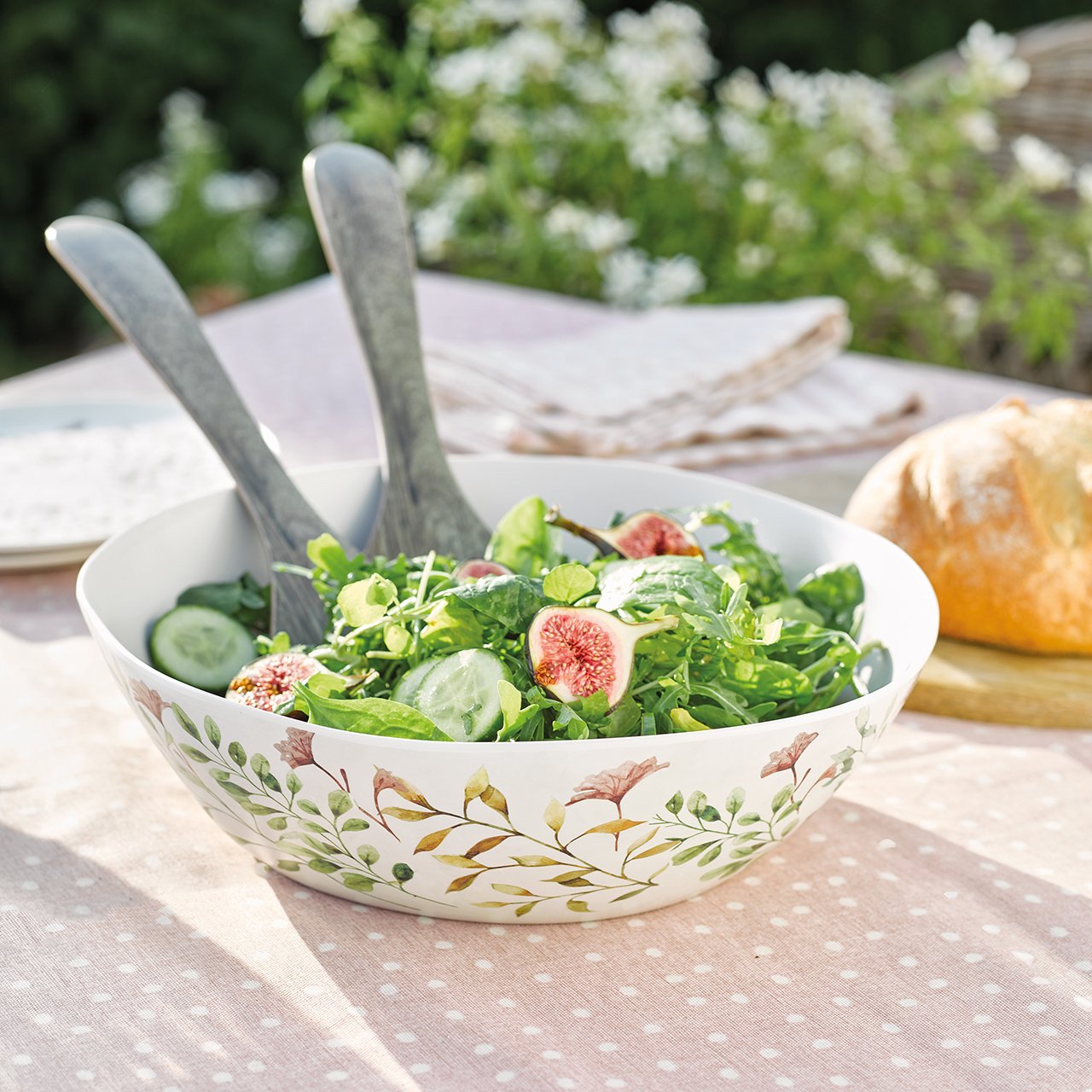 Mediterranean Garden Serving Bowl