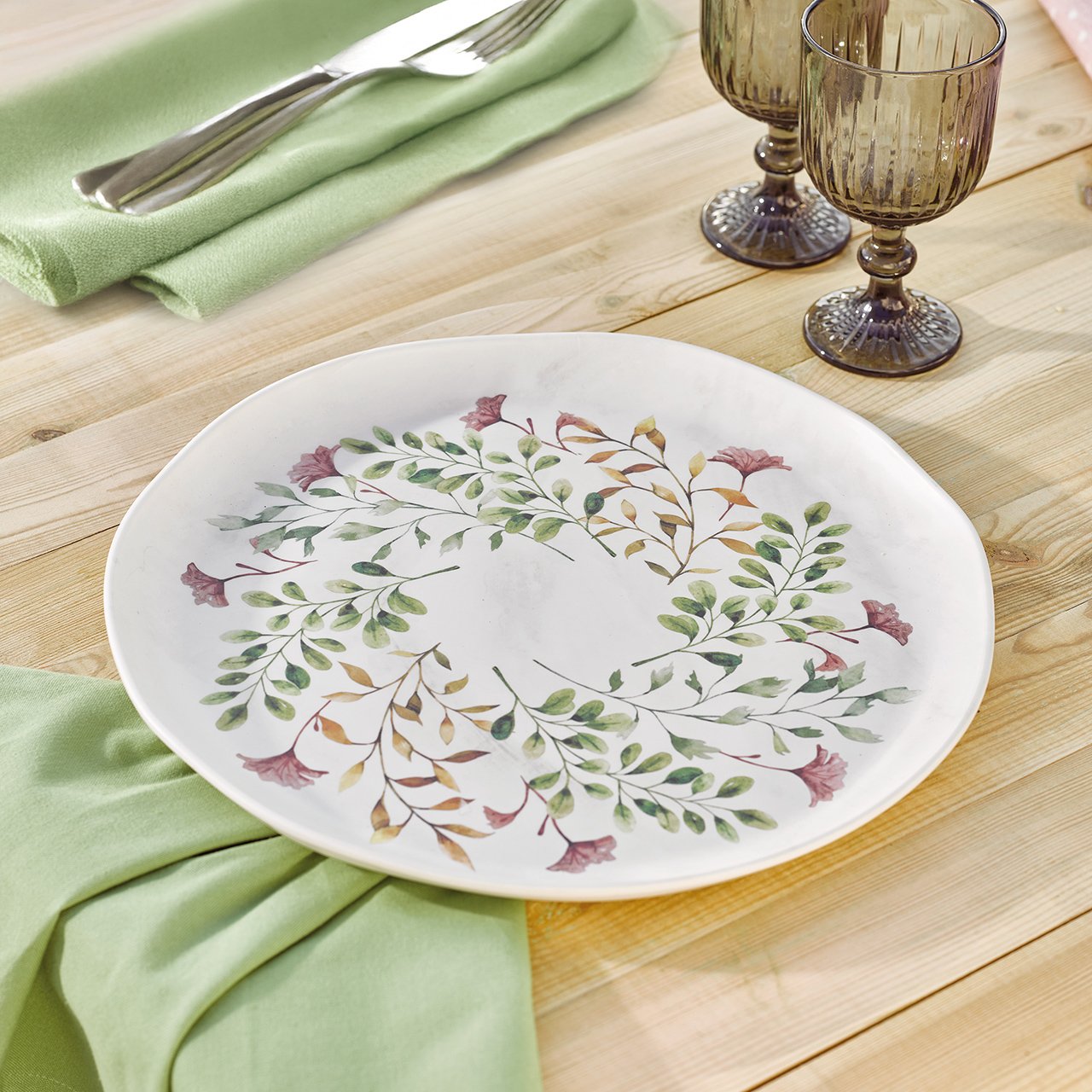 Mediterranean Garden Serving Platter