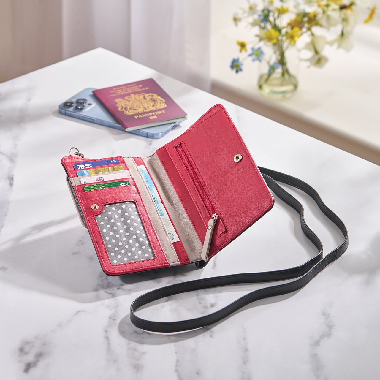 Multi-Holder Cross Body Bag