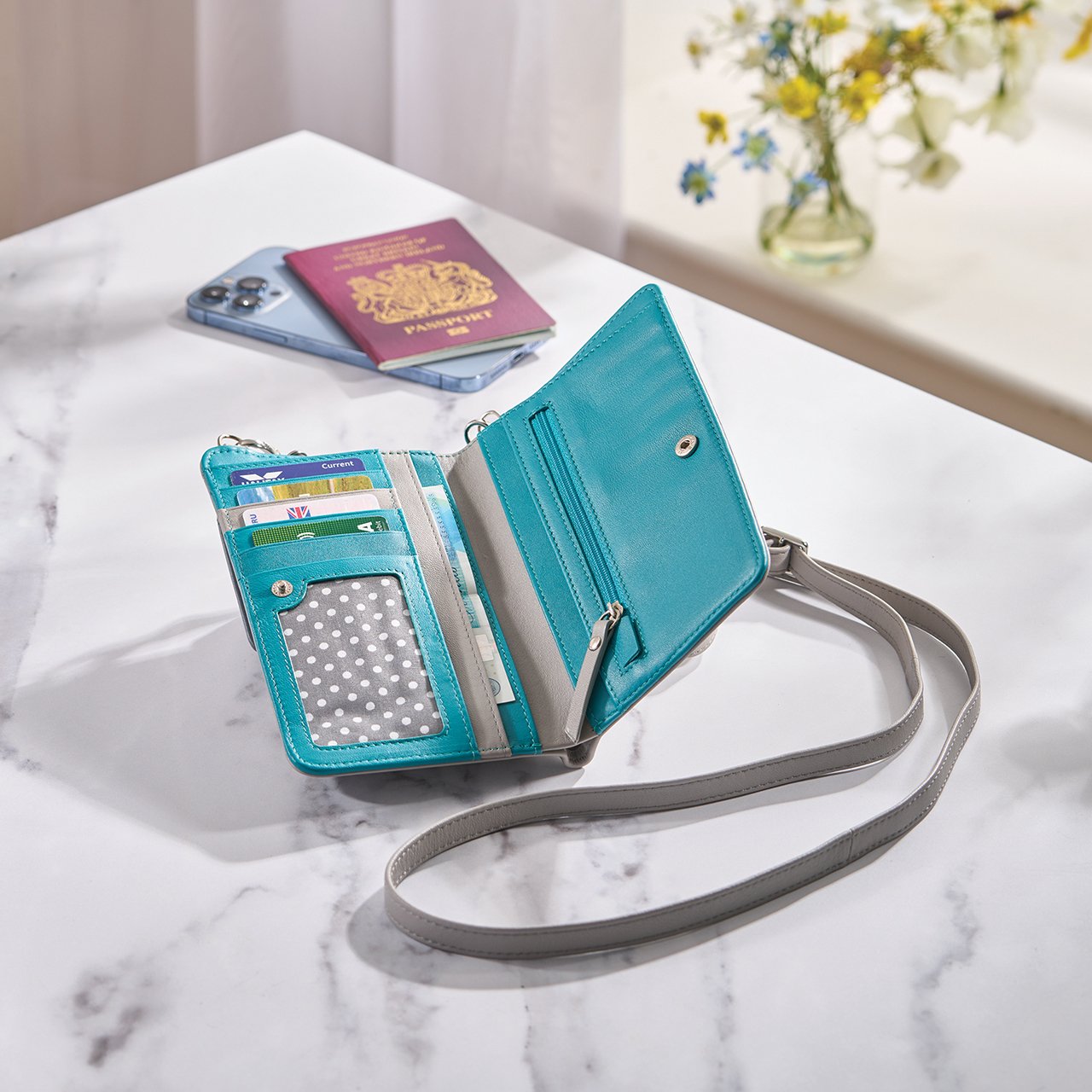 Multi-Holder Cross Body Bag