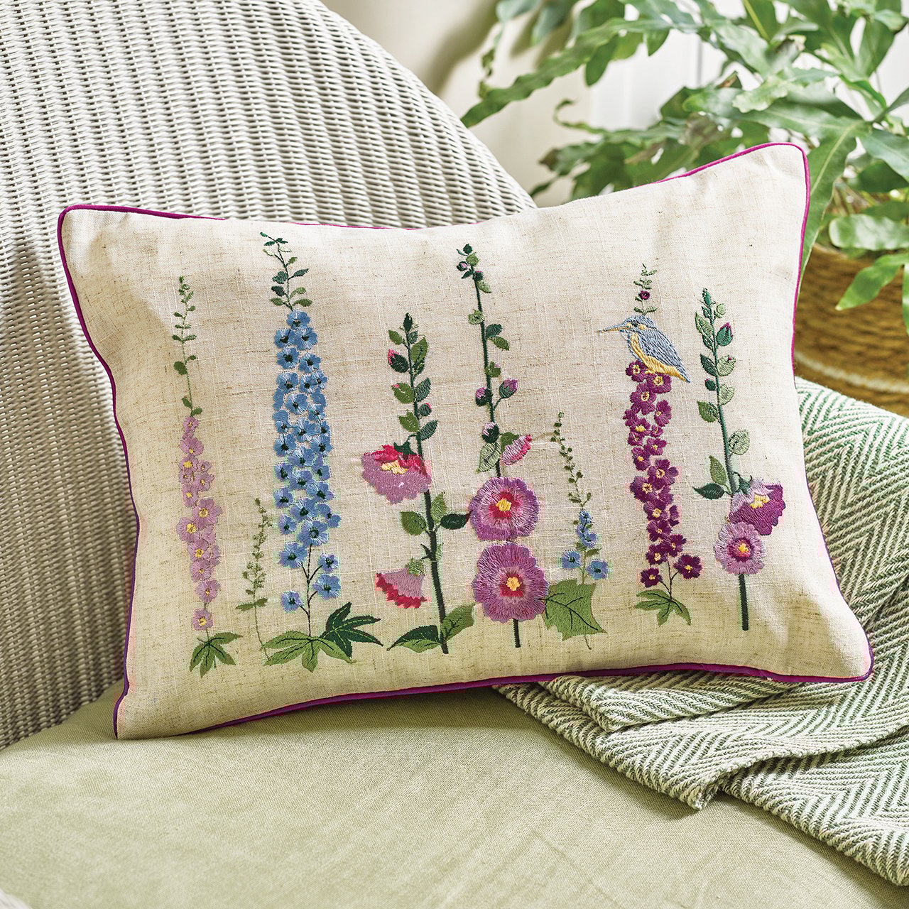Hollyhock Cushion