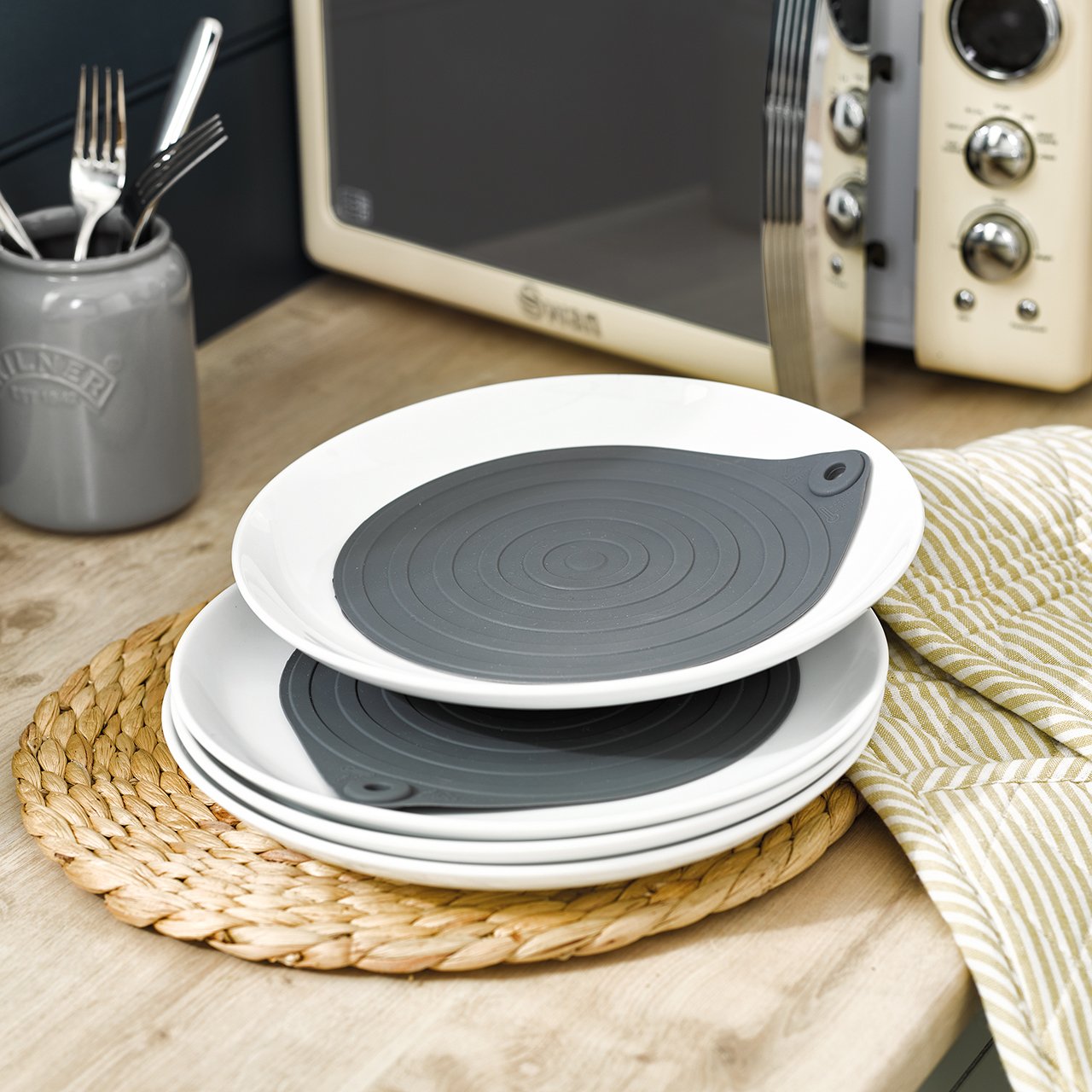 Set of 6 Silicone Plate Warmers