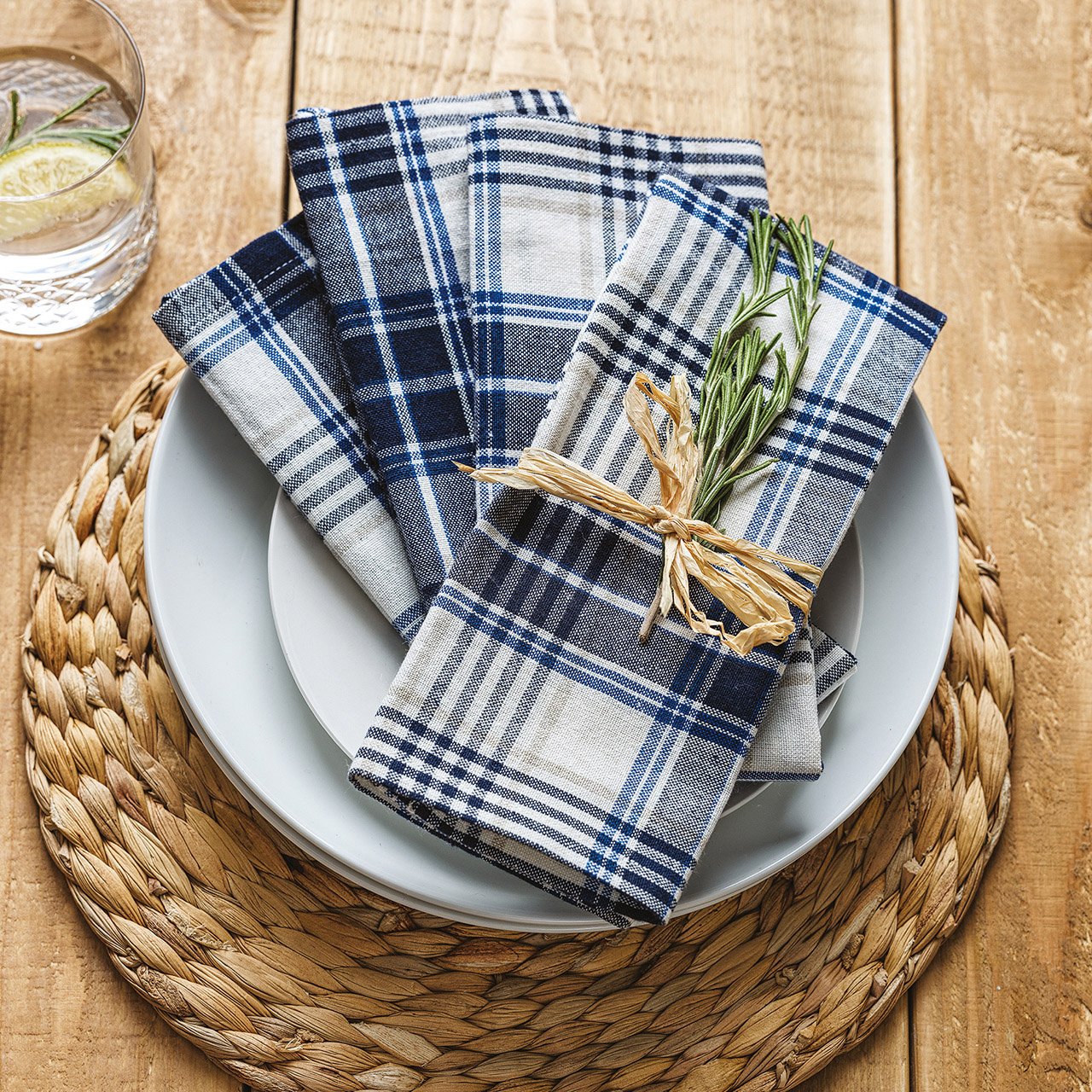 Langley Check Napkins