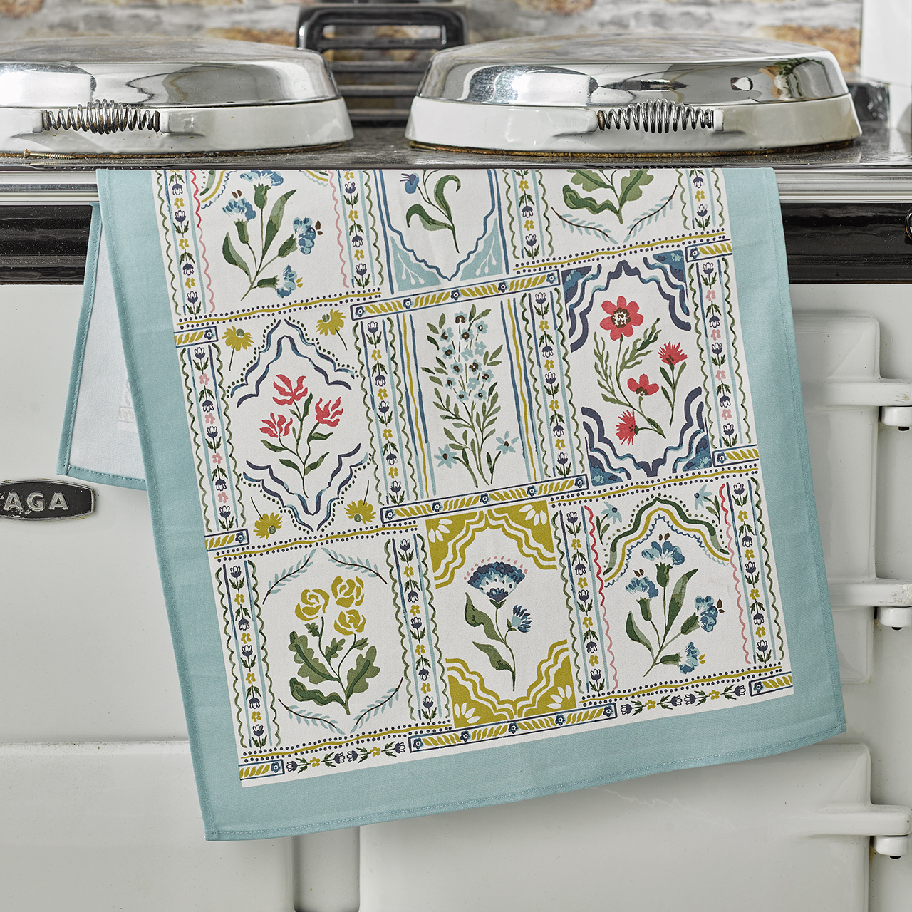 Floral Harvest Tea Towel