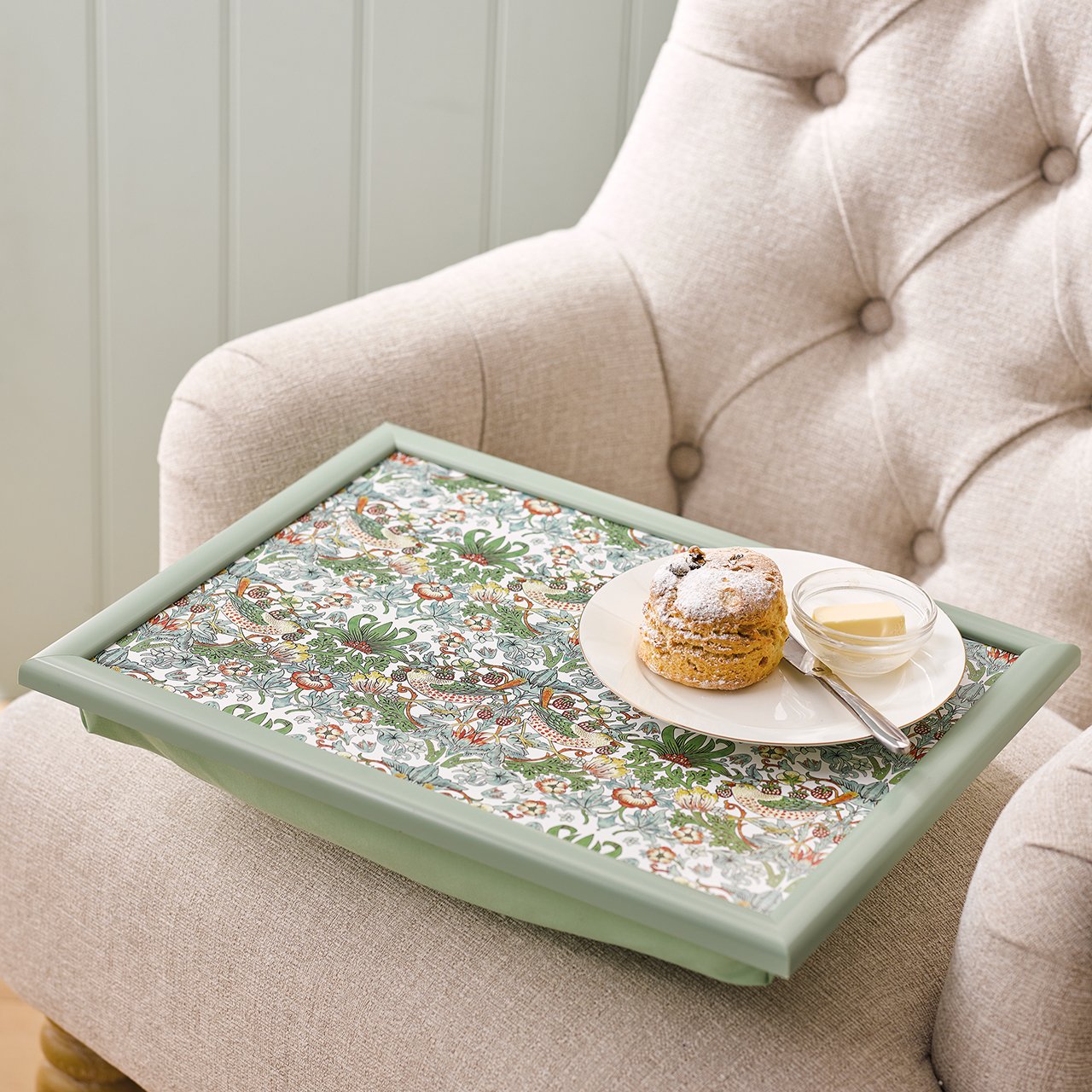William Morris Strawberry Thief Lap Tray