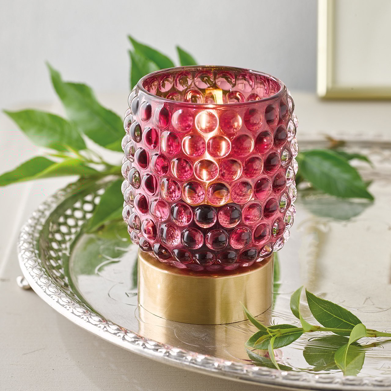 LED Votive Berry Lamp