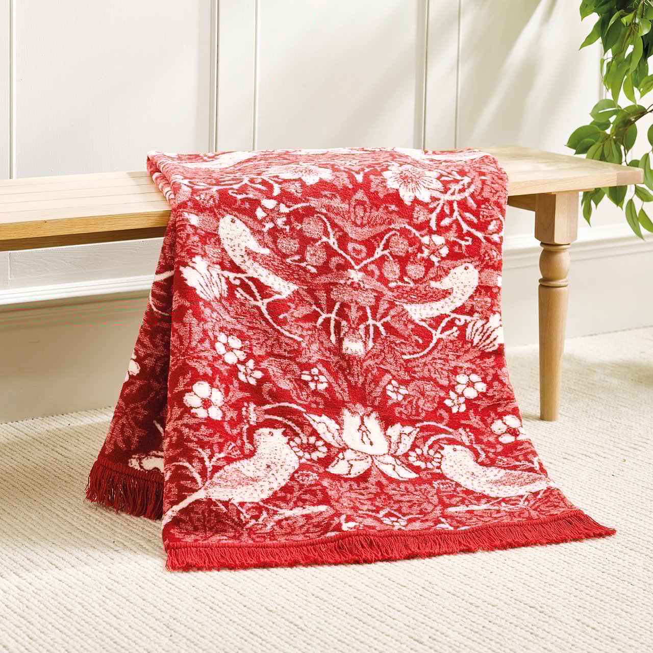 William Morris Strawberry Thief Throw