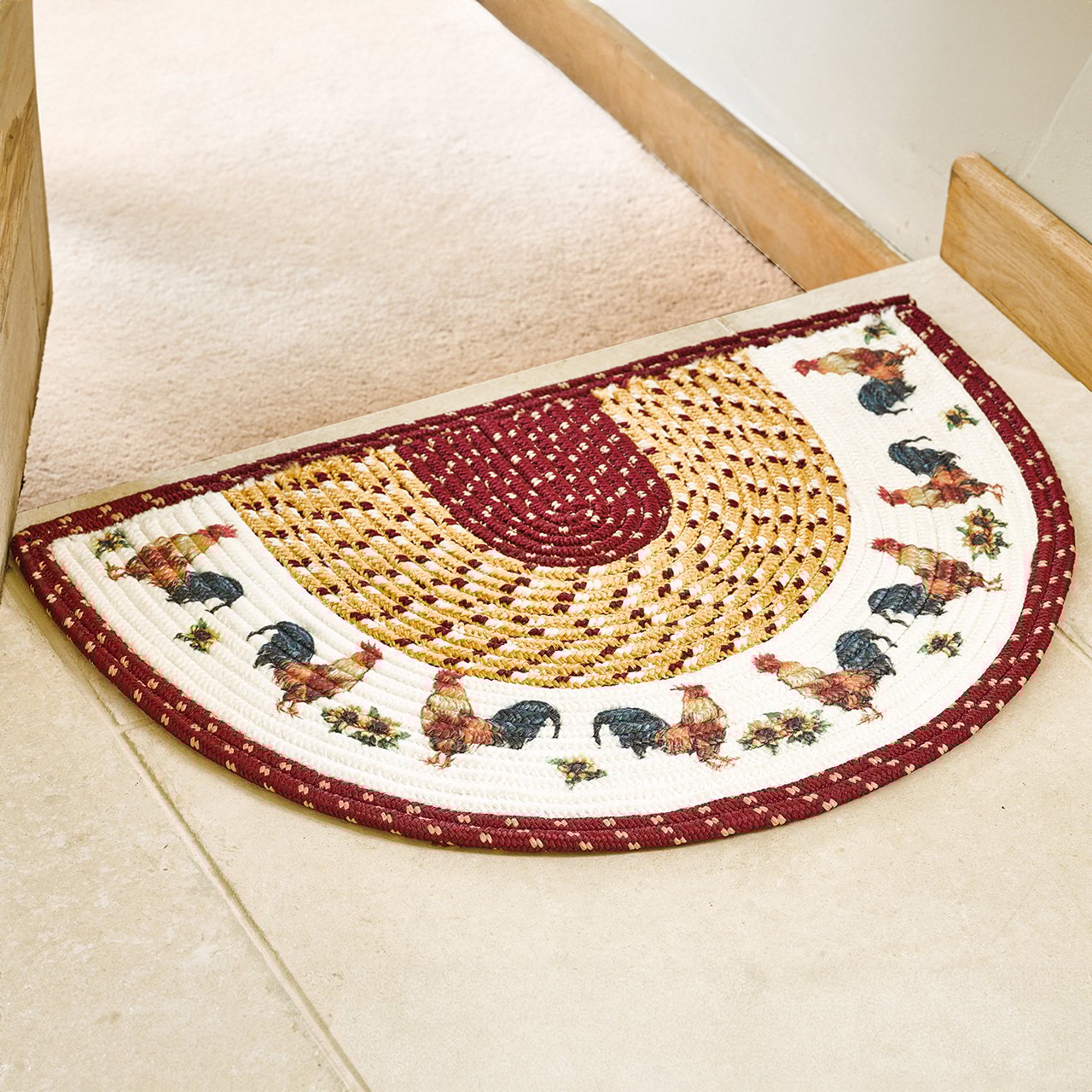 Cockerel Braided Rug
