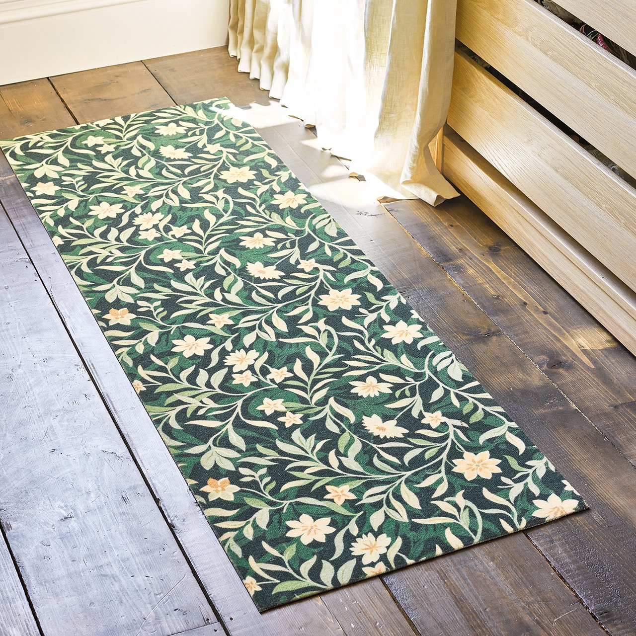 Moonlit Flowers Runner