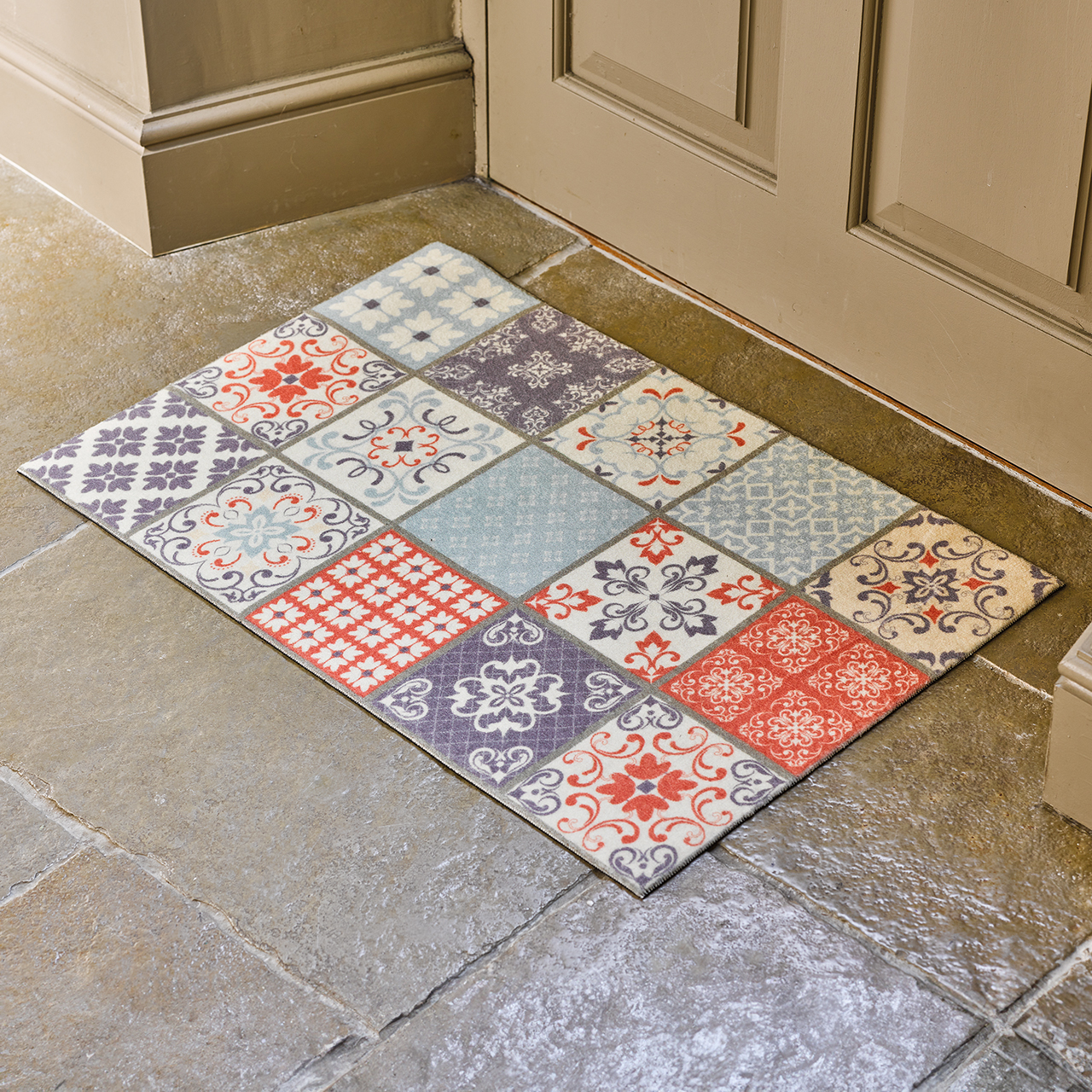 Victorian Tiles Doormat