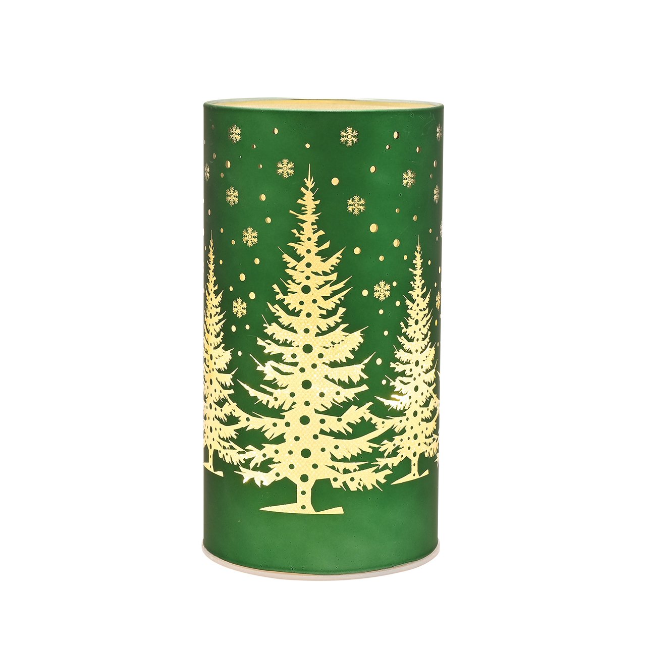 Glass Forest Scene LED Light