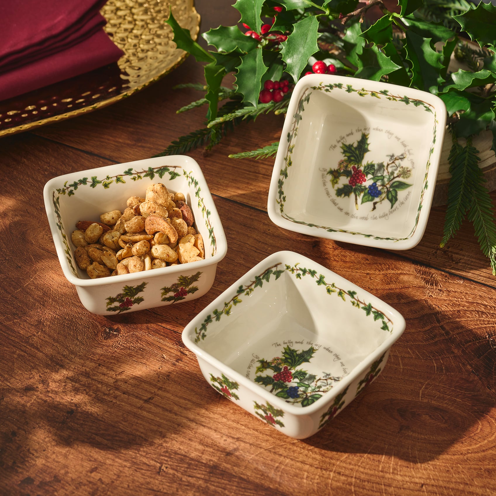 Holly and Ivy Mini Dishes