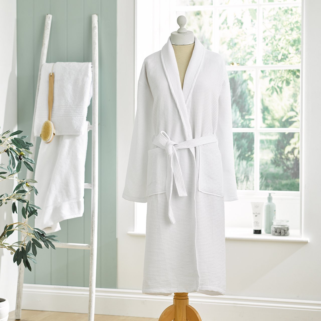 Lightweight Waffle Robe